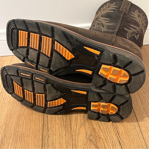 Ariat Work Boots - Men’s 9.5 EE - Leather Waterproof Square Toe - Picture 5 of 9